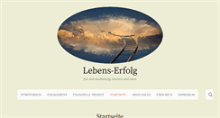 Desktop Screenshot of lebens-erfolg.de