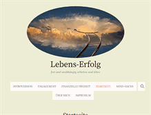 Tablet Screenshot of lebens-erfolg.de